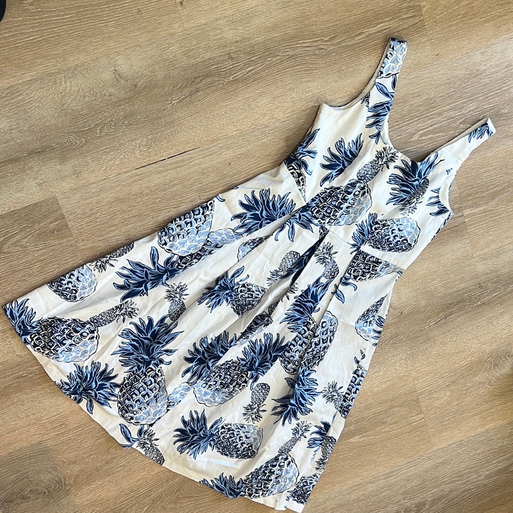 Blue Pineapple Dress - image 1